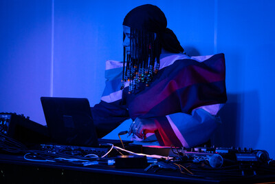 Josèfa Ntjam, A constellation of blackness, Photo: Sam Nightingale